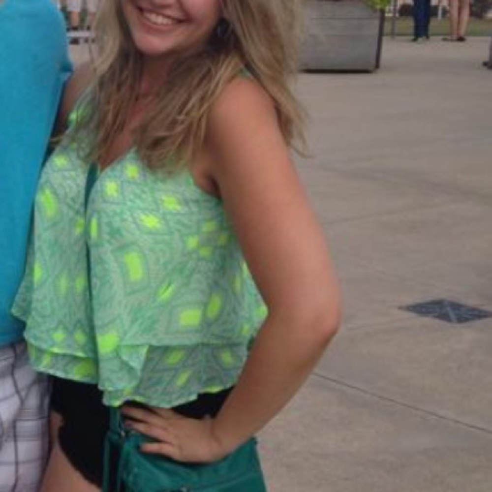 Nordstrom printed flowy top